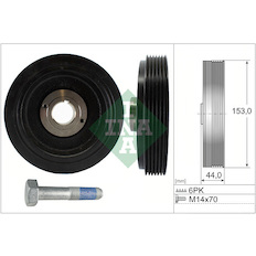 Řemenice, klikový hřídel INA 544 0042 20