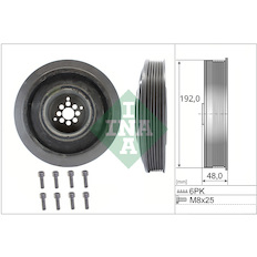 Řemenice, klikový hřídel INA 544 0102 20