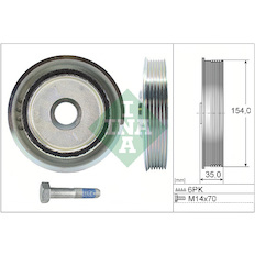 Řemenice, klikový hřídel INA 544 0112 20