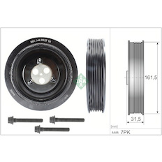 Řemenice, klikový hřídel INA 544 0127 20