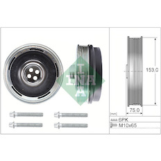 Řemenice, klikový hřídel INA 544 0169 20