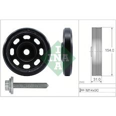 Řemenice, klikový hřídel INA 544 0170 20