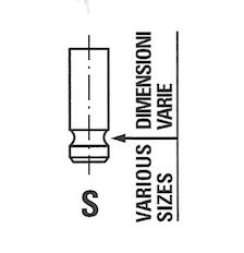 Sací ventil FRECCIA R6241/SNT