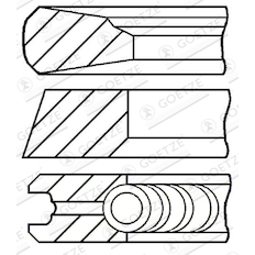 Sada pístních kroužků GOETZE ENGINE 08-135000-00