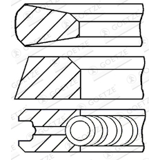 Sada pístních kroužků GOETZE ENGINE 08-324400-00
