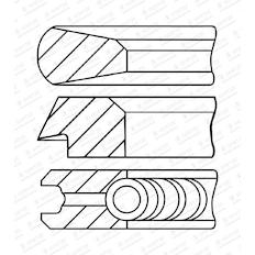 Sada pístních kroužků GOETZE ENGINE 08-428800-10