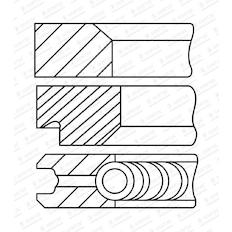 Sada pístních kroužků GOETZE ENGINE 08-455600-00
