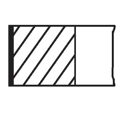 Sada pístních kroužků MAHLE ORIGINAL 030 20 V0