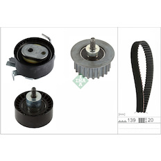 Sada rozvodového řemene INA 530 0962 10