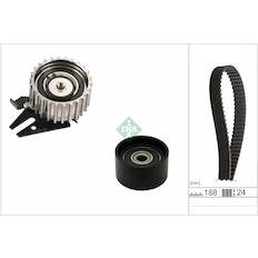 Sada rozvodového řemene INA 530 0968 10