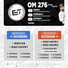 Sada vačkového hřídele ET ENGINETEAM HV0499VR2