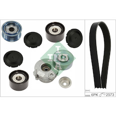 Sada žebrovaných klínových řemenů INA 529 0597 10