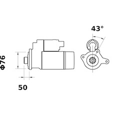 Startér MAHLE ORIGINAL MS 52