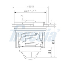 Termostat, chladivo FRECCIA TER33-00242