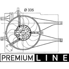 Větrák, chlazení motoru MAHLE ORIGINAL CFF 203 000P