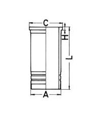 Vložený válec KOLBENSCHMIDT 89940110