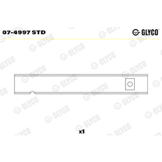 Vložka, vahadlo GLYCO 07-4997 STD