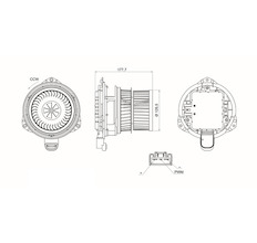 vnitřní ventilátor MAHLE ORIGINAL AB 480 000S