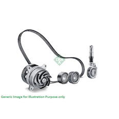 Vodní pumpa + klínový žebrový řemen INA 529 0340 30