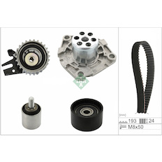 Vodní pumpa + sada ozubeného řemene INA 530 0969 30