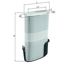Vzduchový filtr MAHLE ORIGINAL LX 1009/6