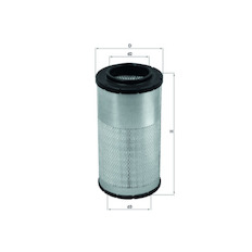 Vzduchový filtr MAHLE ORIGINAL LX 2066