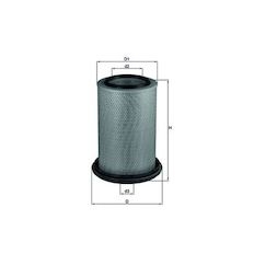 Vzduchový filtr MAHLE ORIGINAL LX 229