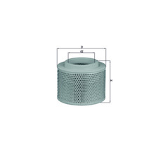 Vzduchový filtr MAHLE ORIGINAL LX 2808/1