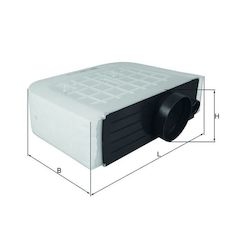Vzduchový filtr MAHLE ORIGINAL LX 3233/6