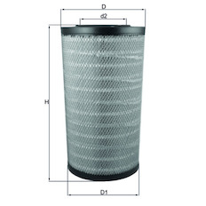 Vzduchový filtr MAHLE ORIGINAL LX 3753