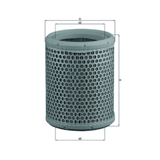 Vzduchový filtr MAHLE ORIGINAL LX 384