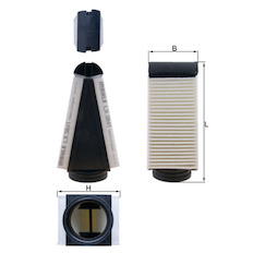 Vzduchový filtr MAHLE ORIGINAL LX 3841