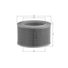 Vzduchový filtr MAHLE ORIGINAL LX 446