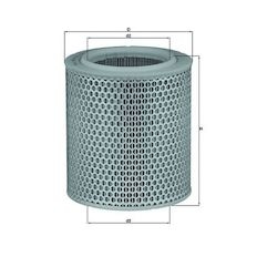 Vzduchový filtr MAHLE ORIGINAL LX 478/1
