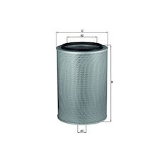 Vzduchový filtr MAHLE ORIGINAL LX 674