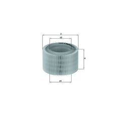 Vzduchový filtr MAHLE ORIGINAL LX 718