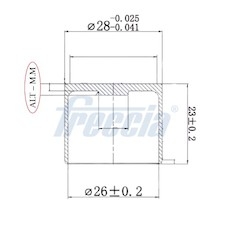 Zdvihátko ventilu FRECCIA PI 03-129